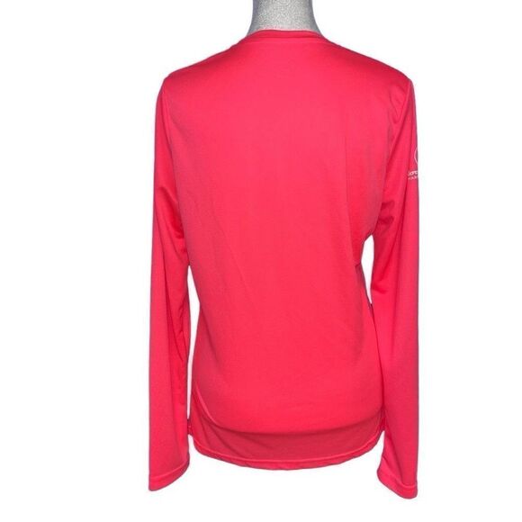 Brooks Rock N Roll marathon series florescent pink long sleeve top M - Picture 3 of 5